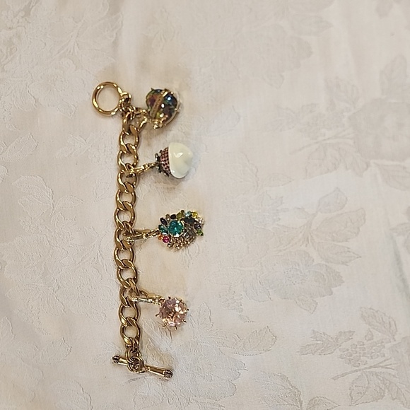 Gold Juicy Couture Charm Bracelet - Picture 2 of 10